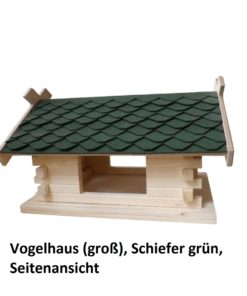 23.230-03 Vogelhaus (groß), Schiefer grün - 6